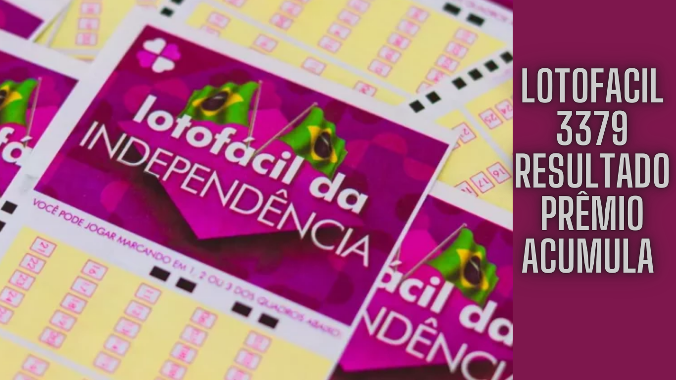 Lotofacil 3379 resultado: Prêmio acumula para R$ 7 milhões