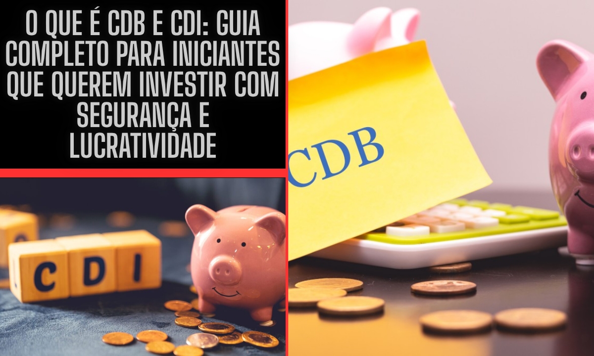 O que é CDB e CDI: Entenda de uma vez por todas esses dois termos do mundo dos investimentos