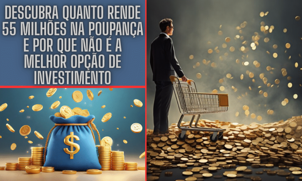 Descubra Quanto Rende 55 Milhões na Poupança e Por Que Não É a Melhor Opção de Investimento
