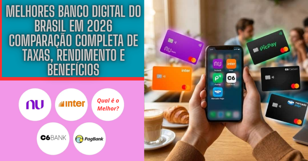 Melhores banco digital do Brasil em 2026