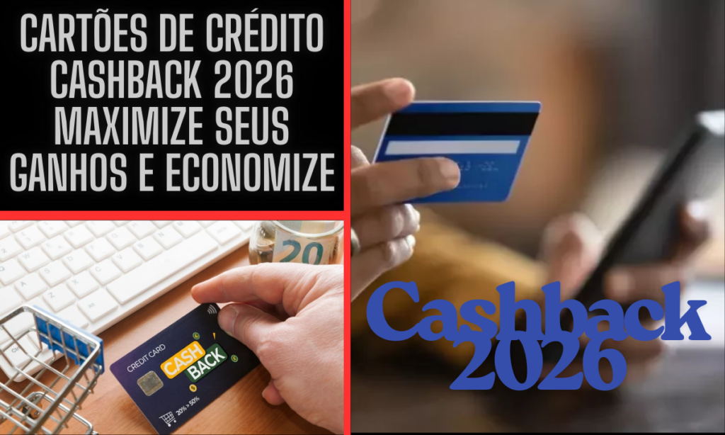 Cartões de crédito cashback 2026